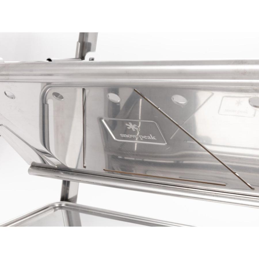 snow peak（スノーピーク） 焚火台SR (ST-021) ／ ソロキャンプ 焚き火