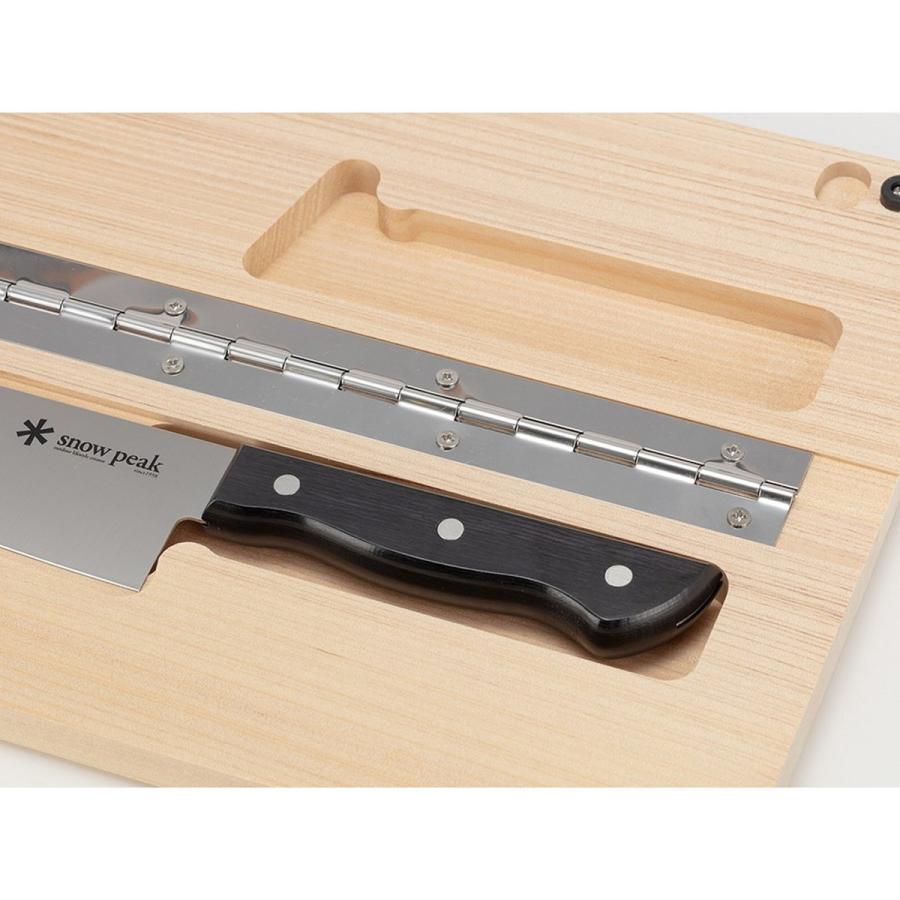 ほぼ未使用★スノーピーク　マナイタセットＬ　ケース付き　snowpeak スノーピーク マナイタセット L レビュー。包丁収納のベスト