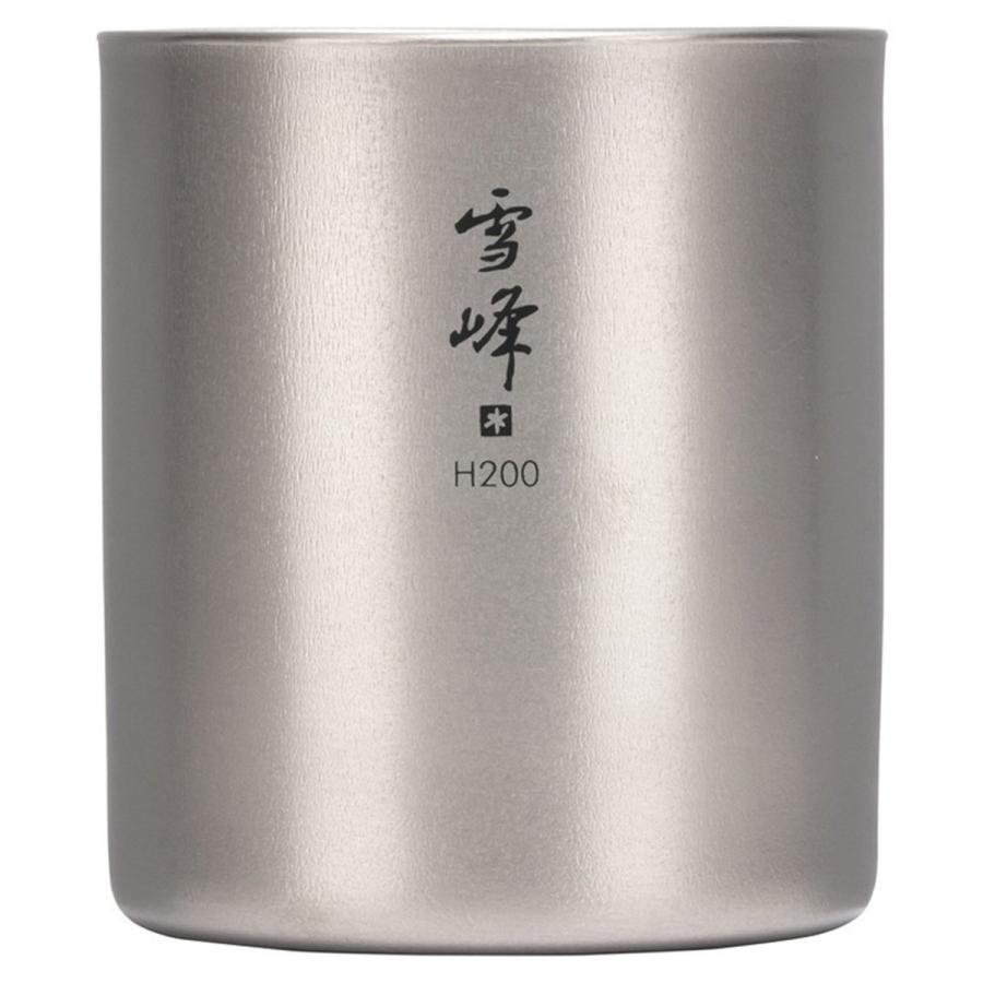 スノーピーク スタッキングマグ雪峰 H200 (TW-124) ／ マグカップ コップ 登山 キャンプ チタン 軽量 ダブルウォール 折り畳みハンドル | snow peak | 06
