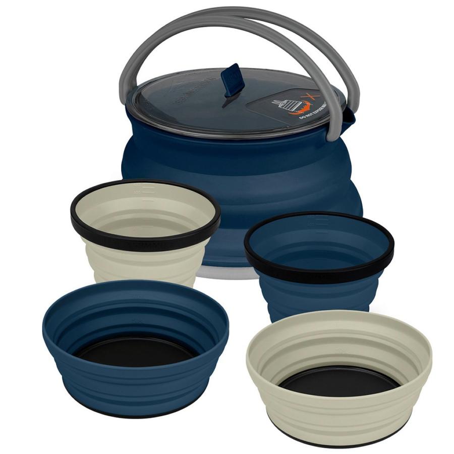 シートゥーサミット Xセット12 (ST84024) ／ 食器 ポット ケトル マグ カップ シリコン スタッキング コンパクト収納 登山 キャンプ 06005sts2204アウトドア