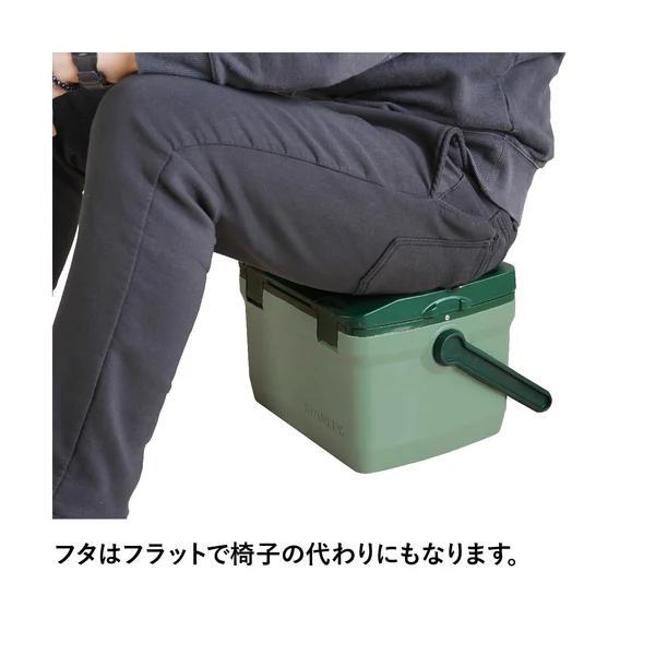 スタンレー クーラーボックス 6.6L (01622-161) ／ ハードクーラー キャンプ 釣り 長時間保冷 350ml缶8本収納可能 丈夫 タフ 座れる | STANLEY | 10