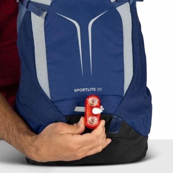 オスプレー スポーツライト20 (OS56319) ／ バックパック 20L 通気性 メッシュ背面 ハイドレーション対応 ヒップベルト フロントポケット サイドポケット | OSPREY | 08