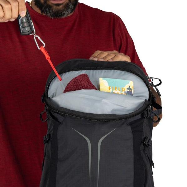 オスプレー スポーツライト25 (OS56317) ／ バックパック 25L 通気性 メッシュ背面 ハイドレーション対応 ヒップベルト フロントポケット サイドポケットの画像