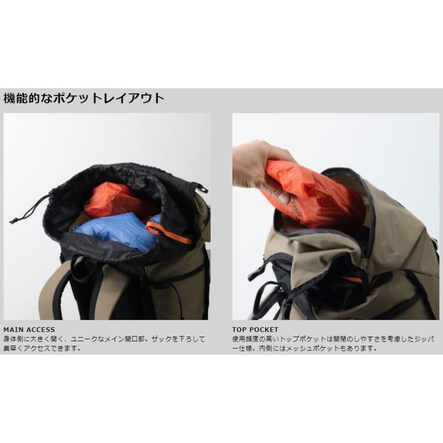 パーゴワークス バディ 33 (HP203) / ザック 33L 登山 軽量 デイパック 日帰り ハイドレーションスリーブ 背面パット洗濯可能|basecamp-jp|03