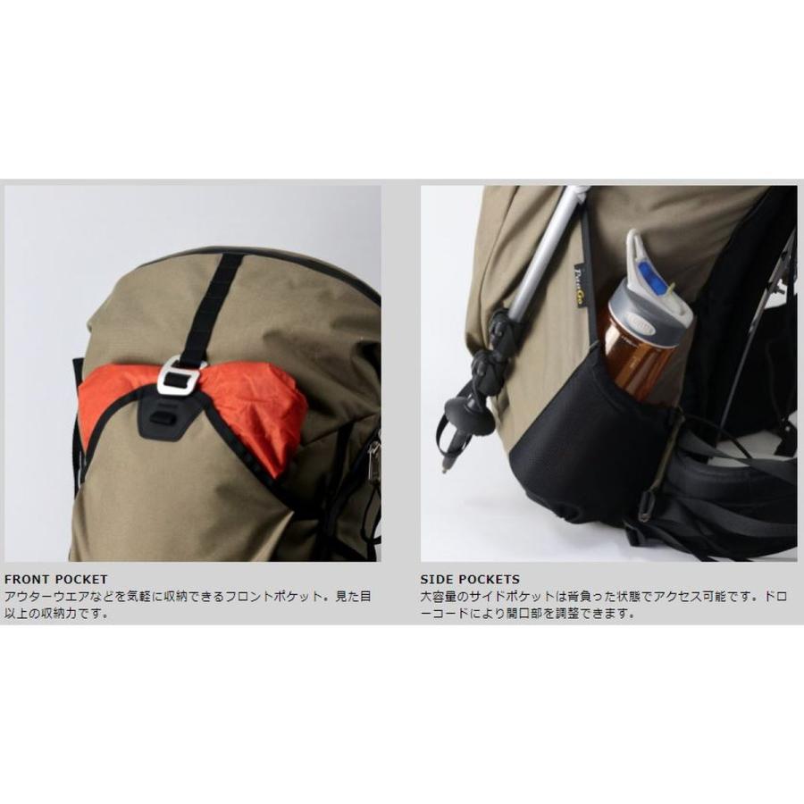 パーゴワークス バディ 33 (HP203) / ザック 33L 登山 軽量 デイパック 日帰り ハイドレーションスリーブ 背面パット洗濯可能|basecamp-jp|04