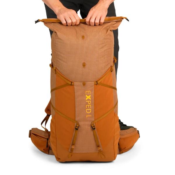 エクスペド ライトニング 50 (396553) ／ 登山 縦走 トレッキング ハイキング バックパック ザック 超軽量 ヒップベルト 大容量 通気性 背面調整 容量調整_10