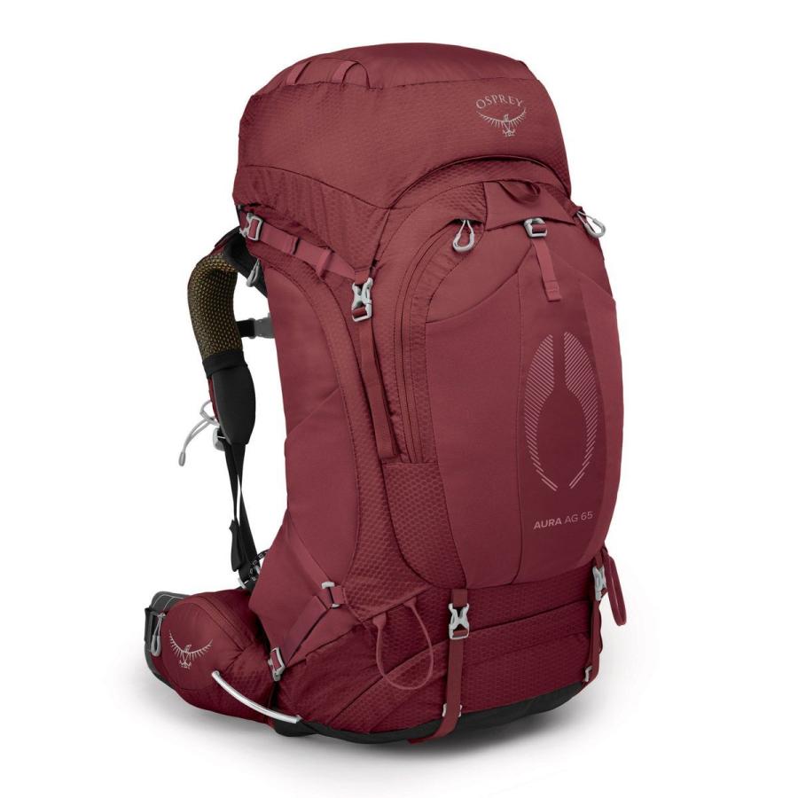 登山用ザック　OSPREY(オスプレー) オーラＡＧ６５女性用 シルバーストリーク オーラAG65(XS/S エンチャントメントパープル): オスプレー | ロスト