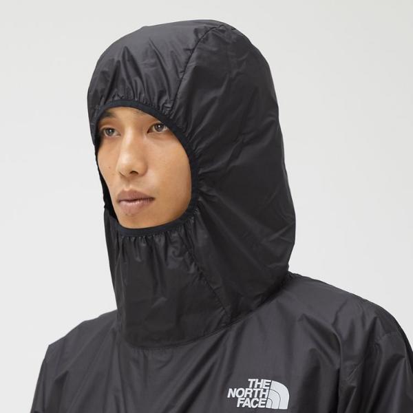 ノースフェイス トレイルエマージェンシーフーディ ユニセックス (NP22379) ／ ウィンドシェル トレラン 登山 防風 撥水 保温 パッカブル 軽量 コンパクト 