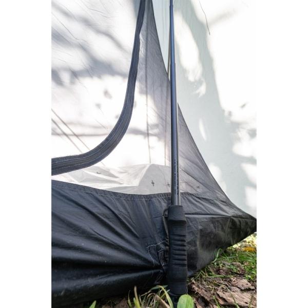 エバニュー ジョニーハイカー シングル (EBH501) ／ トレッキングポール 1本 登山 伸縮式 135cm 軽量 コンパクト ストラップなし シェルター設営にも_8