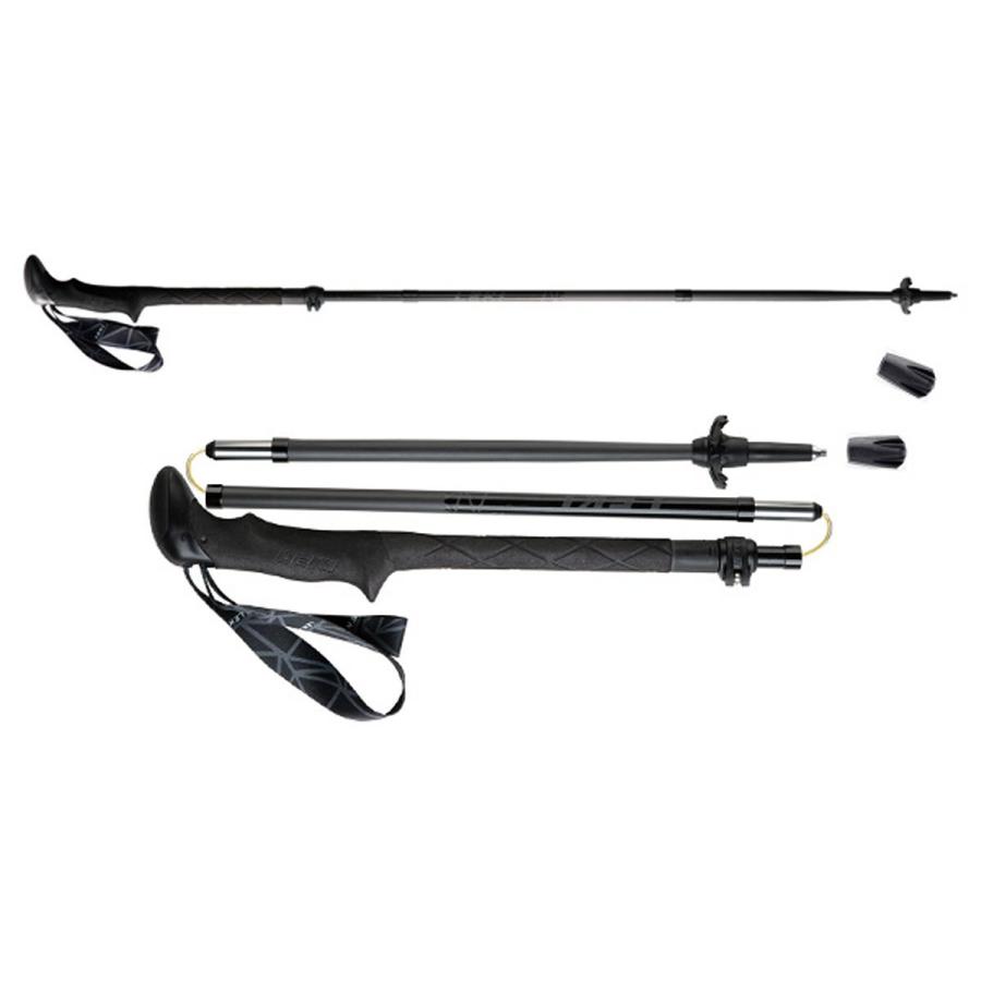 海外正規品 レキ ブラックシリーズ マイクロバリオカーボン アウトドア 登山 ストック トレッキングポール 最新人気 Www Thedailyspud Com