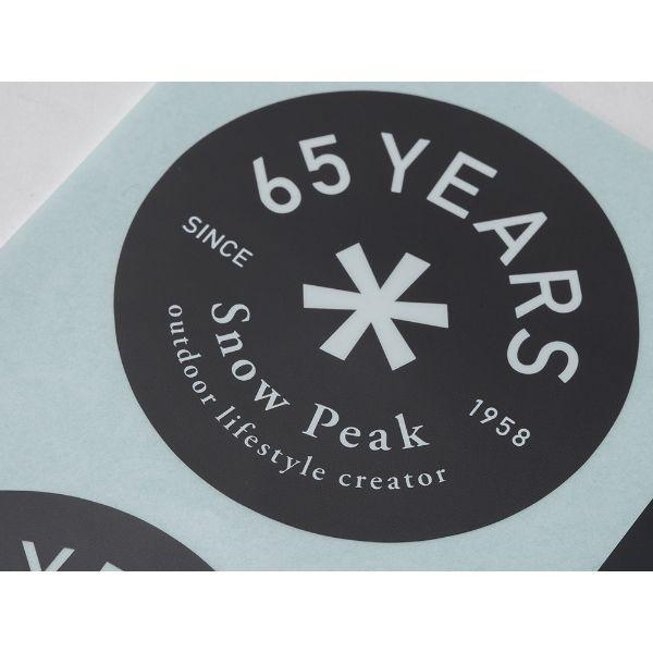 snow peak（スノーピーク） 65周年記念ロゴステッカーセット (NV-065