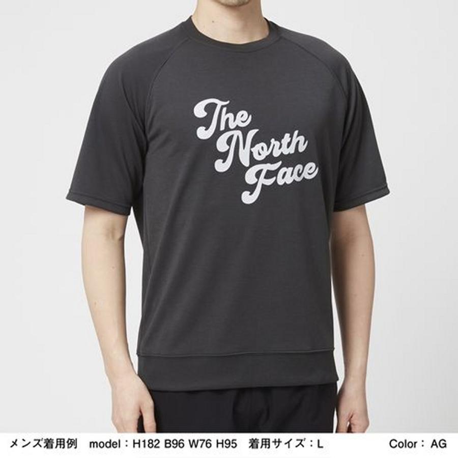 SAS　Free Run Rib CrewTシャツNT62192 グレー THE NORTH FACE ザ・ノース・フェイス ショートスリーブフリー