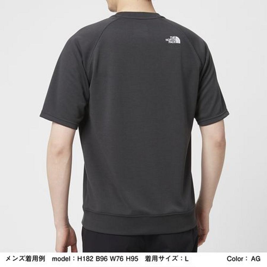 SAS　Free Run Rib CrewTシャツNT62192 グレー THE NORTH FACE ザ・ノース・フェイス ショートスリーブフリー