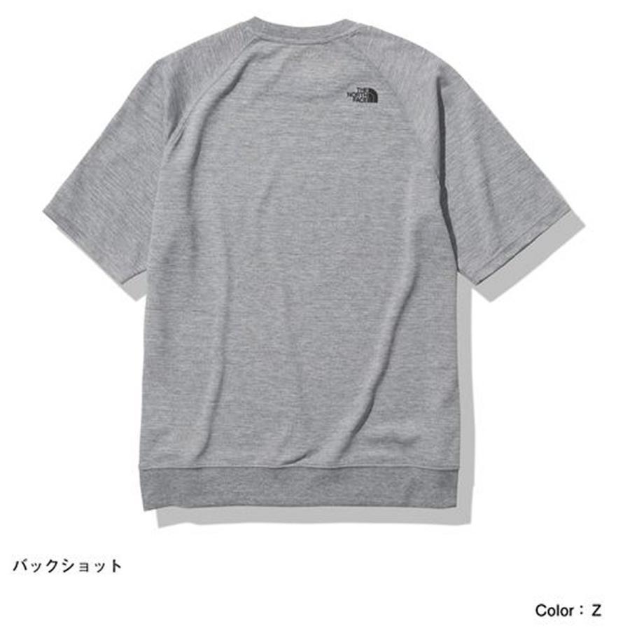 SAS　Free Run Rib CrewTシャツNT62192 グレー THE NORTH FACE ザ・ノース・フェイス ショートスリーブフリー