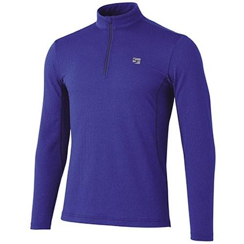 ファイントラック FMM0243 メンズ ラミースピンドライ ジップネック／アウトドアウェア Tシャツ