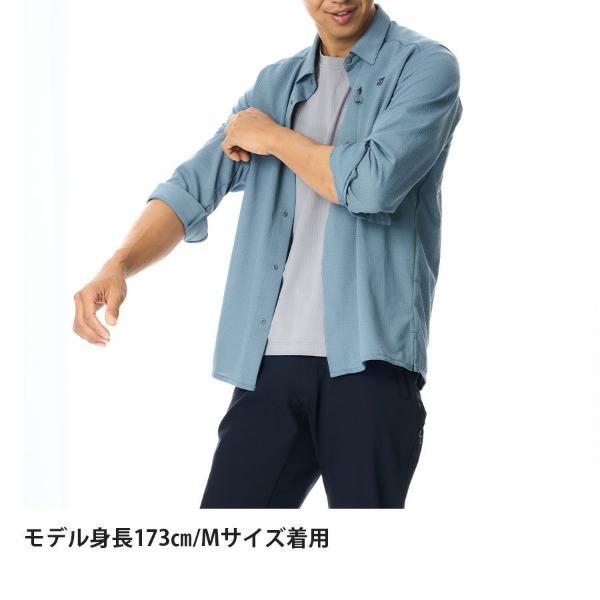 ファイントラック ラミースピンニットシャツ メンズ (FMM1601) ／ 山シャツ 登山 普段着にも ストレッチ 吸汗速乾 胸ポケット ニット素材の画像