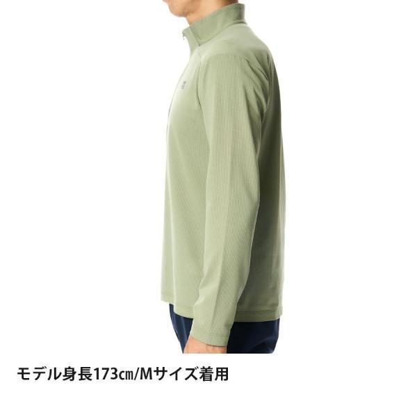 ファイントラック ドラウトクアッドジップネック メンズ (FMM1123) ／ ベースレイヤー 登山 化繊 吸汗速乾 UVカット ストレッチ 抗菌 防臭の画像