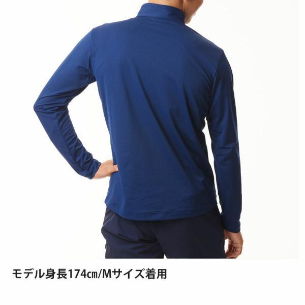 ファイントラック ドラウトクアッドジップネック メンズ (FMM1123) ／ ベースレイヤー 登山 化繊 吸汗速乾 UVカット ストレッチ 抗菌 防臭の画像