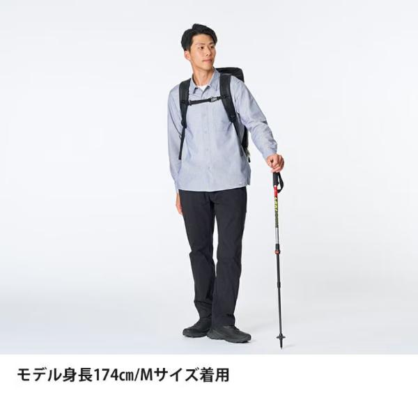 ファイントラック にほんのいろ コンシールメッシュシャツ メンズ (FMM2001) ／ コットン交編 ドライタッチ ストレッチ 消臭 左胸ポケットの画像