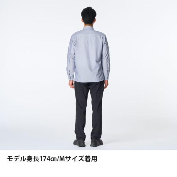 ファイントラック にほんのいろ コンシールメッシュシャツ メンズ (FMM2001) ／ コットン交編 ドライタッチ ストレッチ 消臭 左胸ポケットの画像