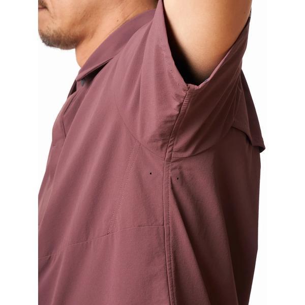 【特価・返品交換不可】●ティートンブロス ランシャツ ユニセックス (TB231-51M) / ソフトシェルシャツ 登山 キャンプ ベンチレーション ストレッチ 撥水加工の画像