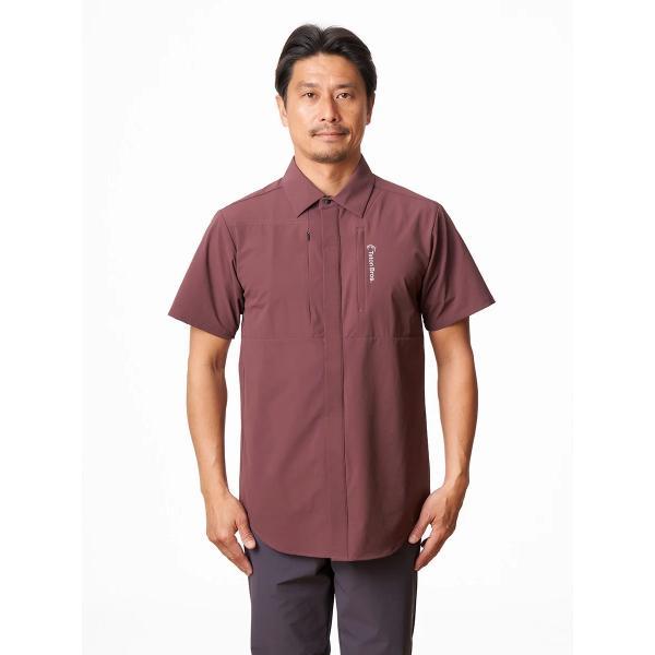 【特価・返品交換不可】●ティートンブロス ランシャツ ユニセックス (TB231-51M) / ソフトシェルシャツ 登山 キャンプ ベンチレーション ストレッチ 撥水加工の画像