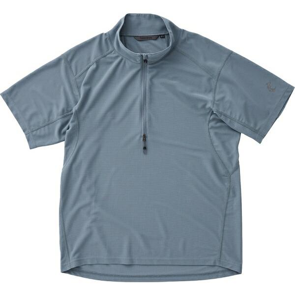 ●ティートンブロス PPP ハーフジップ ショートスリーブ メンズ (TB251-300) ／ 登山 トレイルランニング 沢登り Ｔシャツ 薄手 半袖 吸汗速乾 撥水加工 化繊_4