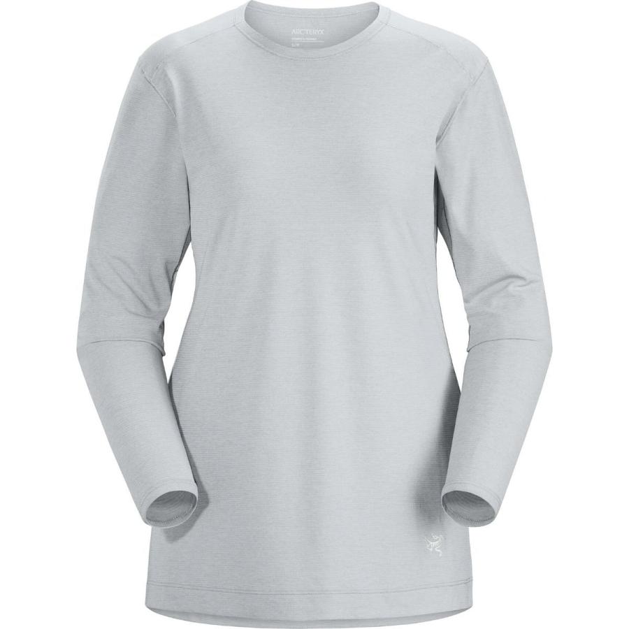 ★ARC'TERYX ★長袖Tシャツ L/女性 ライトグレー ARC'TERYX（アークテリクス） クアドラクルーネック LS シャツ