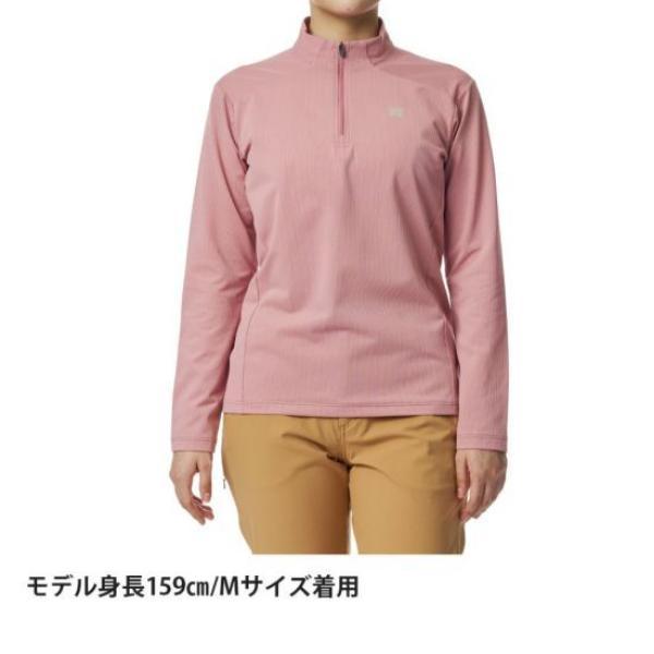●ファイントラック ドラウトクアッドジップネック レディース (FMW1123) ／ ベースレイヤー 登山 吸汗速乾 UVカット 日焼け防止 ニット生地 軽量の画像