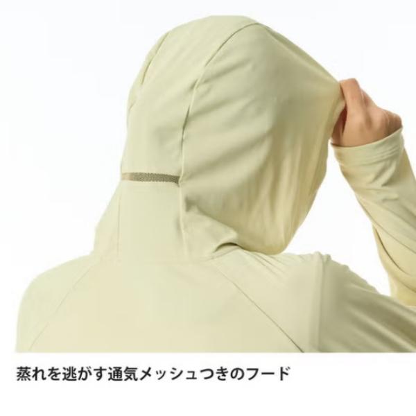 ファイントラック ドラウトシェードフルジップパーカー レディース (FMW1900) ／ 遮熱パーカー UVカット 吸汗速乾 通気メッシュ フーディ ベースレイヤーの画像