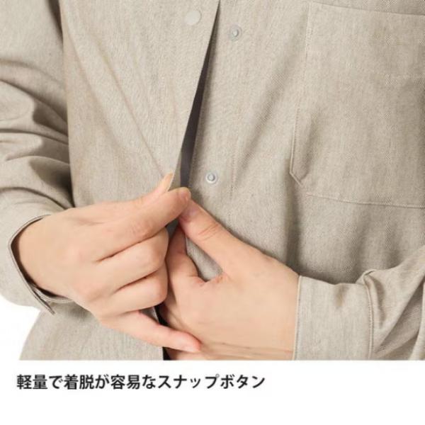 ファイントラック にほんのいろ コンシールメッシュシャツ レディース (FMW2001) ／ コットン交編 ドライタッチ ストレッチ 消臭 左胸ポケットの画像