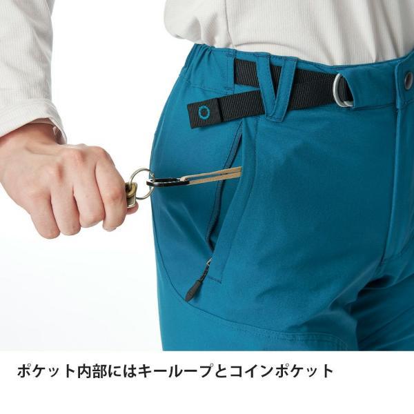ファイントラック トルネードニーパンツ レディース (FBW0615) ／ ハーフパンツ 登山 クライミング ひざ下丈 ストレッチ 撥水 ダブルボタン 薄手_12