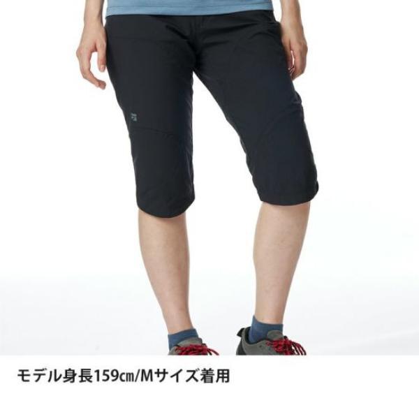 ファイントラック トルネードニーパンツ レディース (FBW0615) ／ ハーフパンツ 登山 クライミング ひざ下丈 ストレッチ 撥水 ダブルボタン 薄手_3