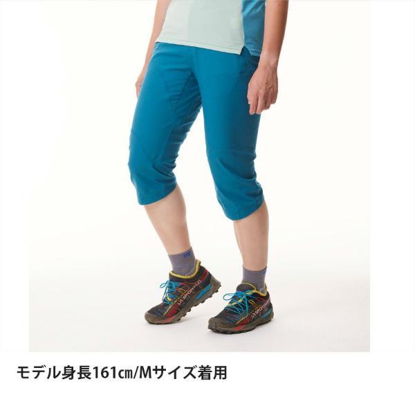 ファイントラック トルネードニーパンツ レディース (FBW0615) ／ ハーフパンツ 登山 クライミング ひざ下丈 ストレッチ 撥水 ダブルボタン 薄手_6