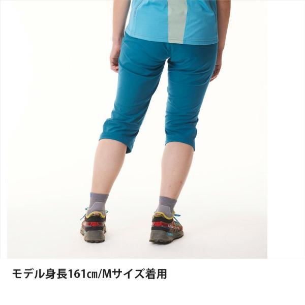 ファイントラック トルネードニーパンツ レディース (FBW0615) ／ ハーフパンツ 登山 クライミング ひざ下丈 ストレッチ 撥水 ダブルボタン 薄手_7