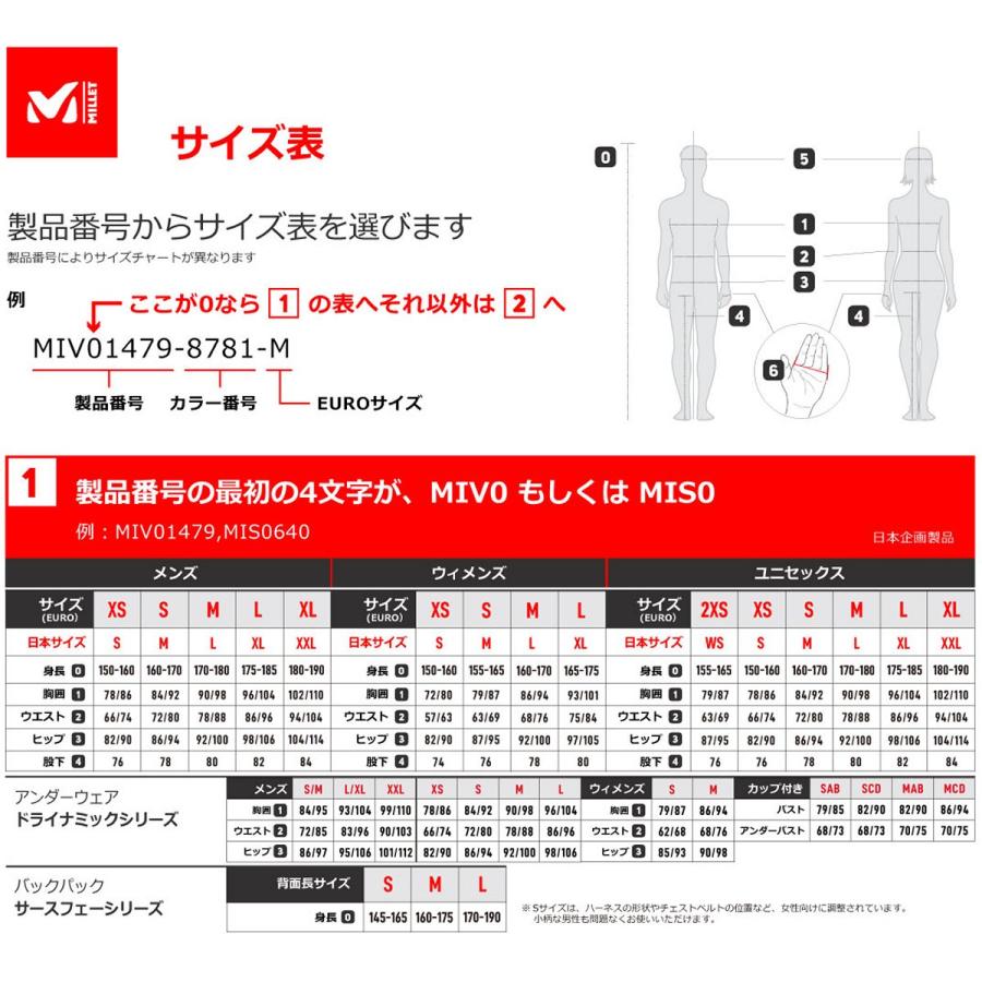 MILLET（ミレー） 【特価・返品交換不可】ミレー マウンテン