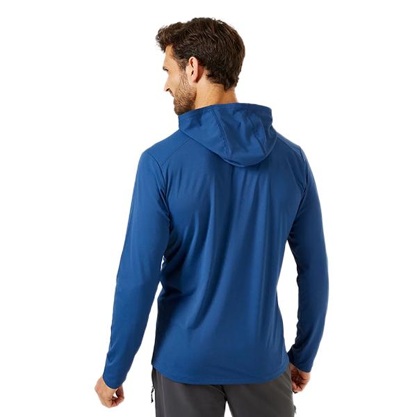 Rab ラブ フォースフーディ メンズ (QBL-09) ／ ベースレイヤー