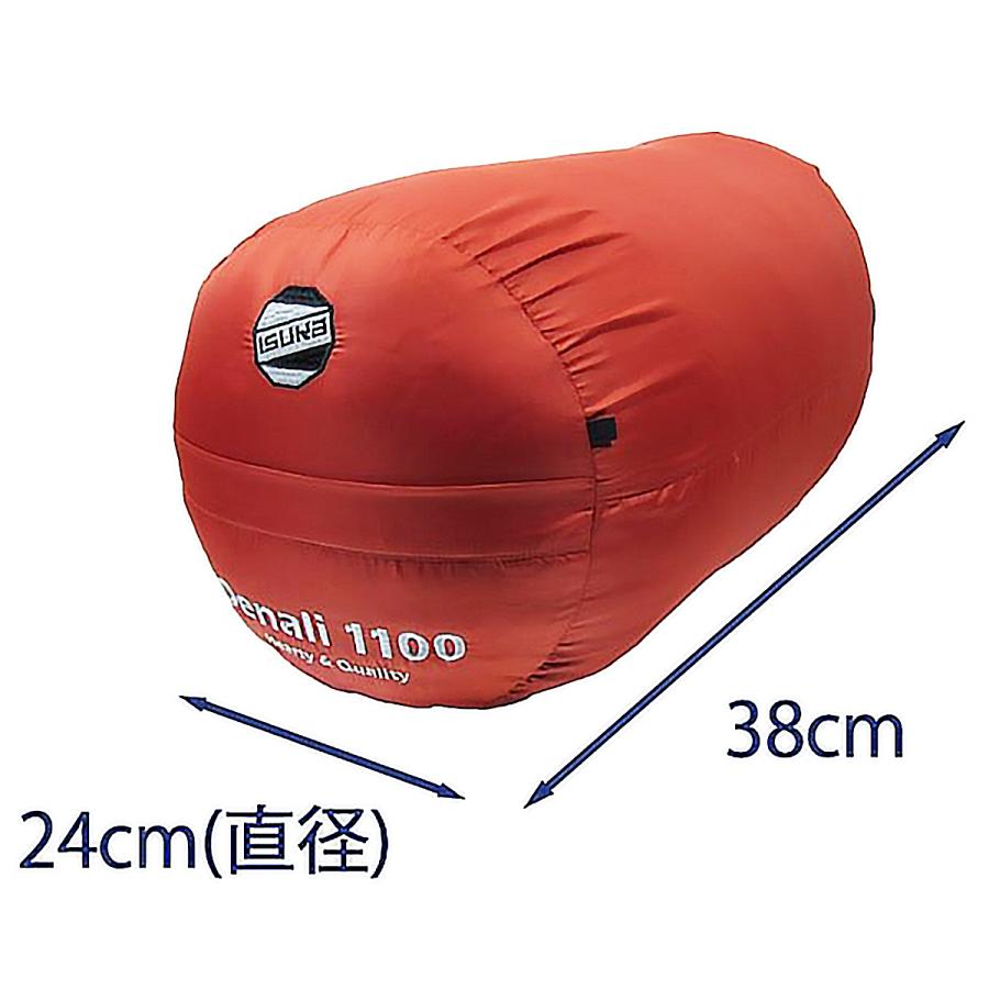 イスカ ダウンプラス デナリ 1100 (1594) ／ ダウンシュラフ 登山 キャンプ -30度まで マミー型 冬用 厳冬期 撥水 720FP テント泊 車中泊 | ISUKA | 04