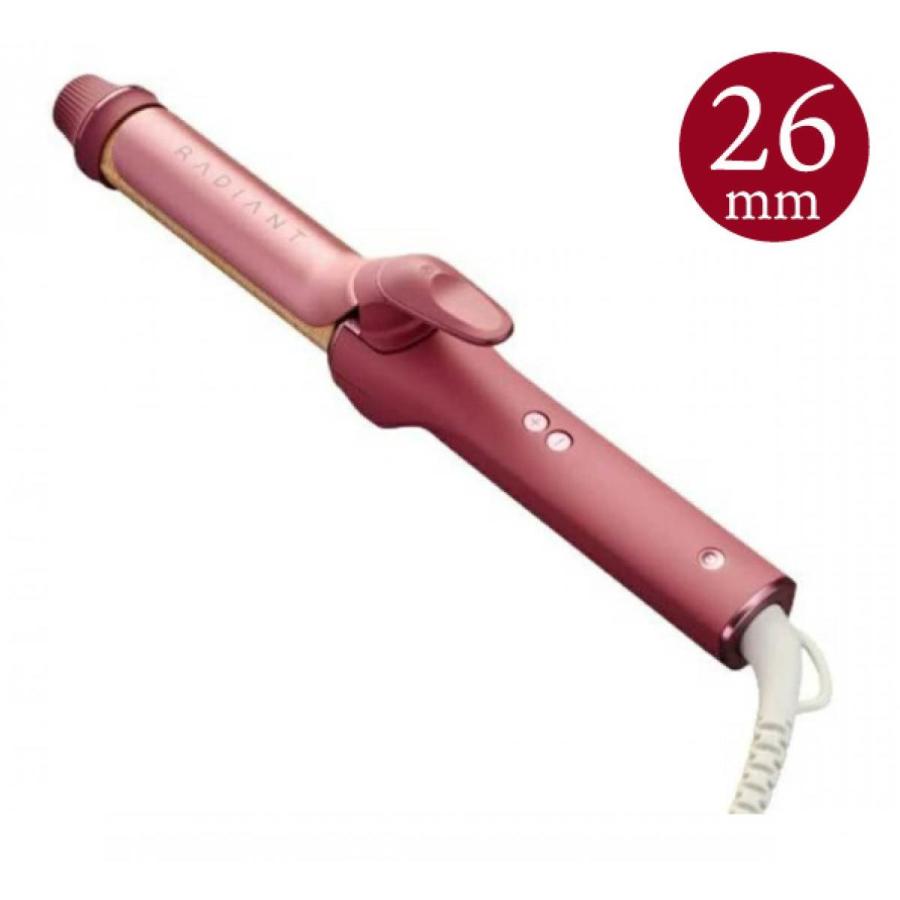 radiant 60 カールヘアアイロン レッド radiant（ラディアント） 【在庫有・即納】B next RADIANT カール