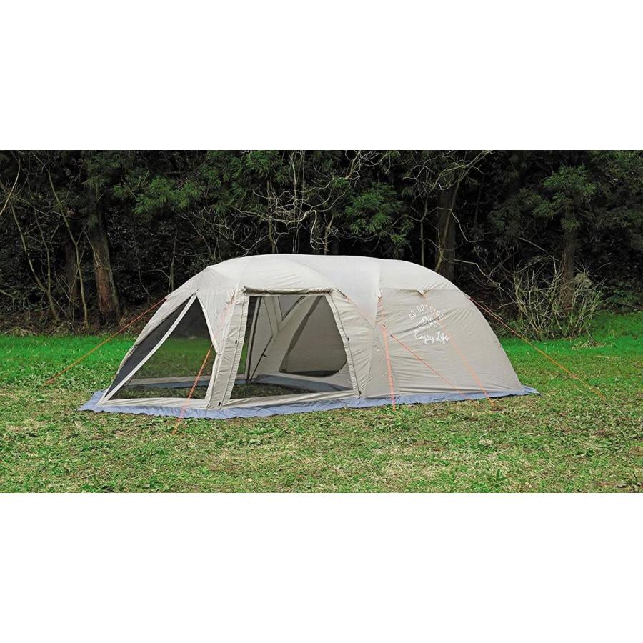 【送料無料】 ドームテント ファミリー 5〜 6人用 UA-44 | テント キャンプ 用品 アウトドア レジャー バーベキュー キャプテンスタッグ