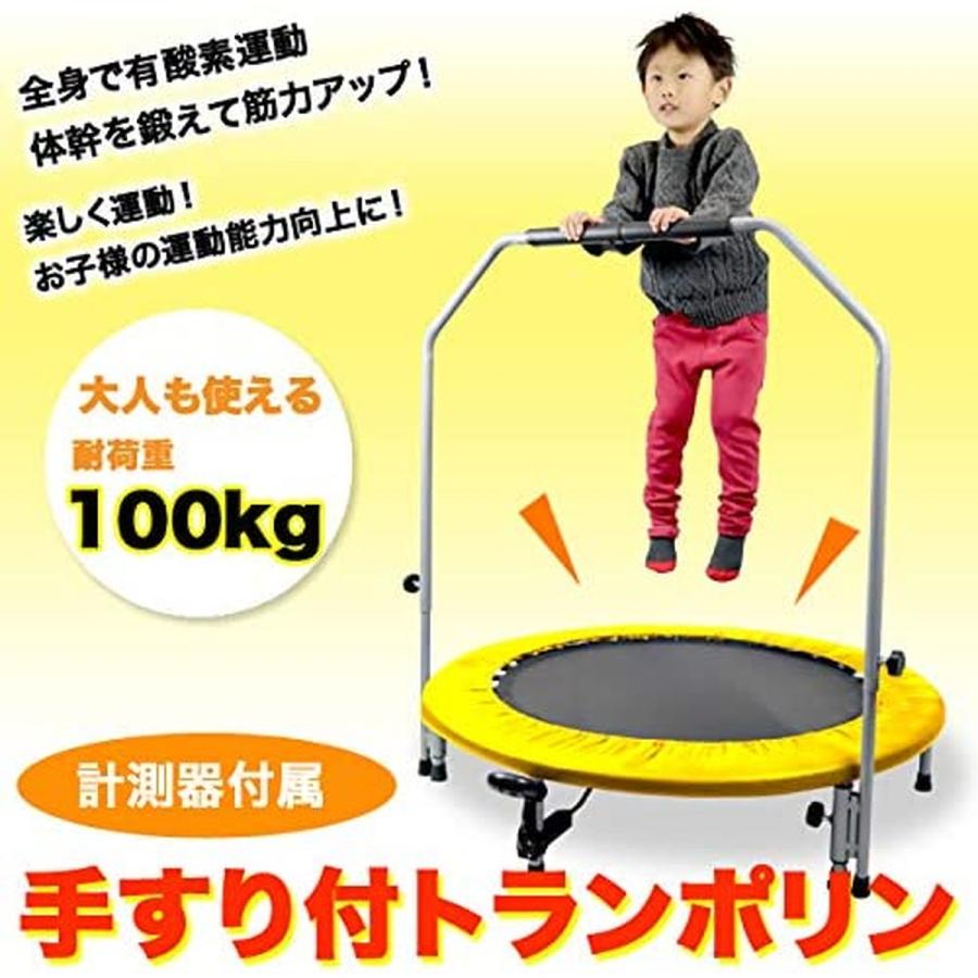 トランポリン 手すり付き | 家庭用 DABADA（ダバダ） 耐荷重150kg 