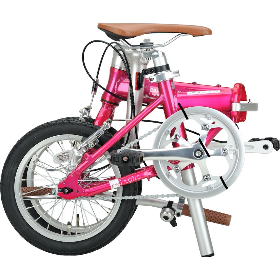 captain stagキャプテンスタッグ 14インチ アルミ 折り畳み自転車 CAPTAIN STAG（キャプテンスタッグ） 折りたたみ自転車 リライトAL