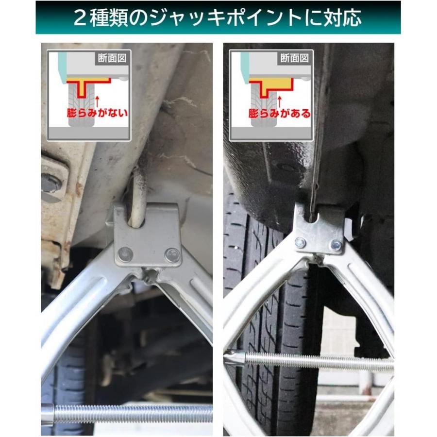 トヨタ　パンク修理／ジャッキセット 楽天市場】パンタジャッキ 1t FA-01 大自工業 パンダグラフ