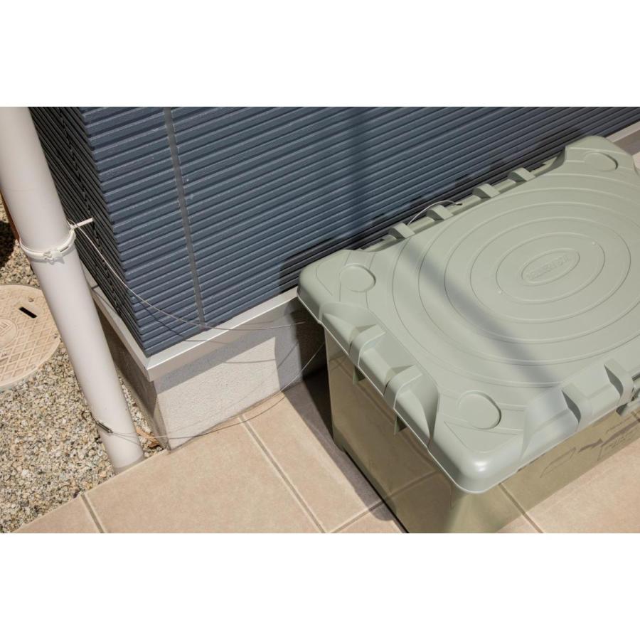 【在庫有・即納】平和工業 デリバリーボックス ダークグレー 宅配ボックス 外寸幅60.5×奥行40.5×高さ43.5cm 宅配 置き配 | 平和工業 | 05