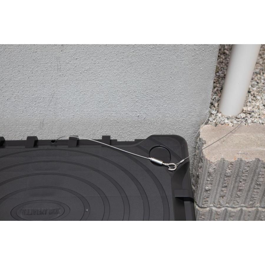 【在庫有・即納】平和工業 デリバリーボックス ダークグレー 宅配ボックス 外寸幅60.5×奥行40.5×高さ43.5cm 宅配 置き配 | 平和工業 | 06