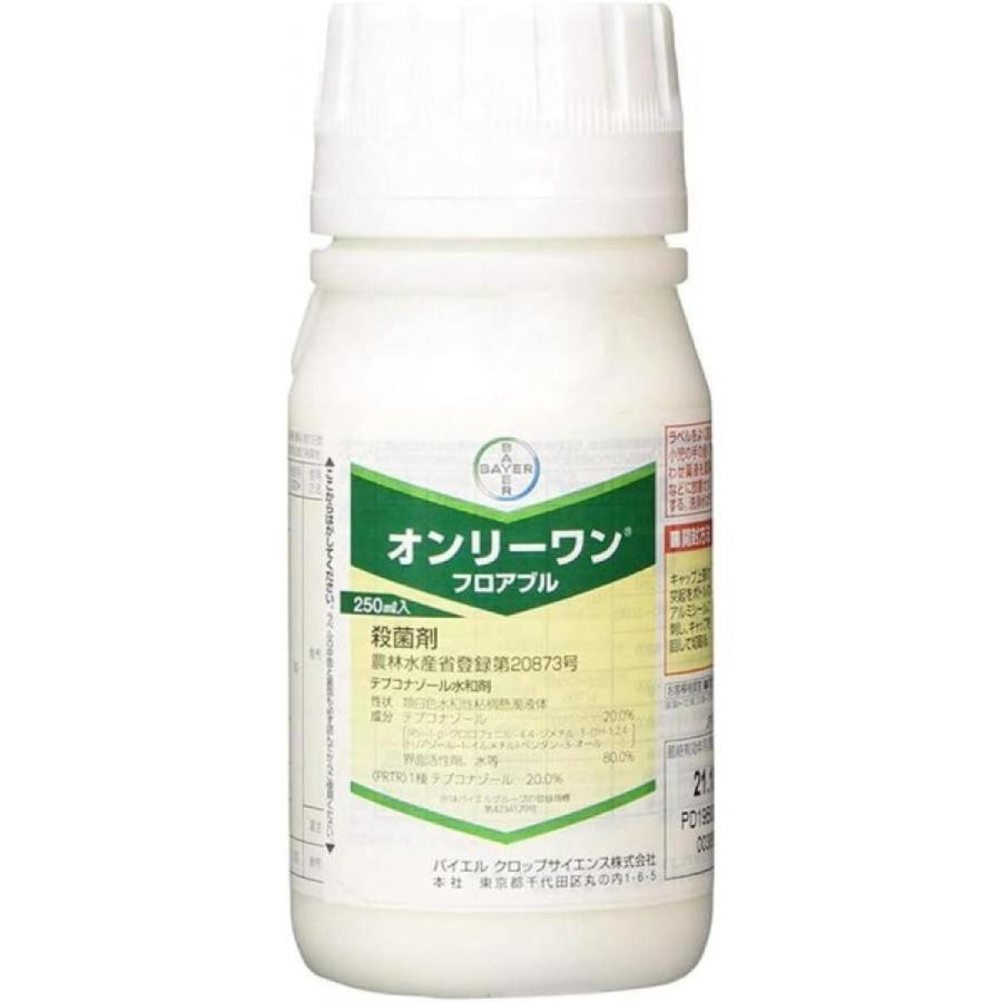 【在庫有・即納】【まとめ買い】バイエルクロップサイエンス オンリーワンフロアブル 250ml×5本セット 殺菌剤 EBI剤 落葉果樹 茶 農薬 薬剤 園芸_1