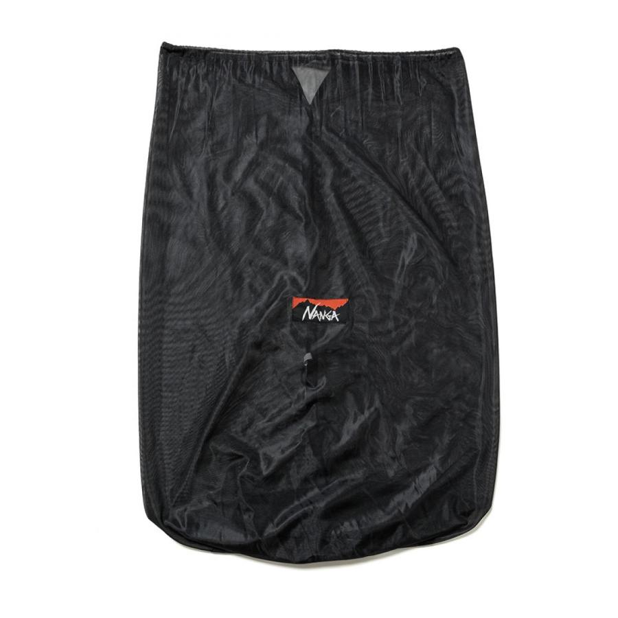 NANGA ナンガMINIMARHYTHM ZERO BLK 保管収納バック付 NANGA（ナンガ） 【在庫有】 MESH BAG /メッシュバッグ BLK(ブラック