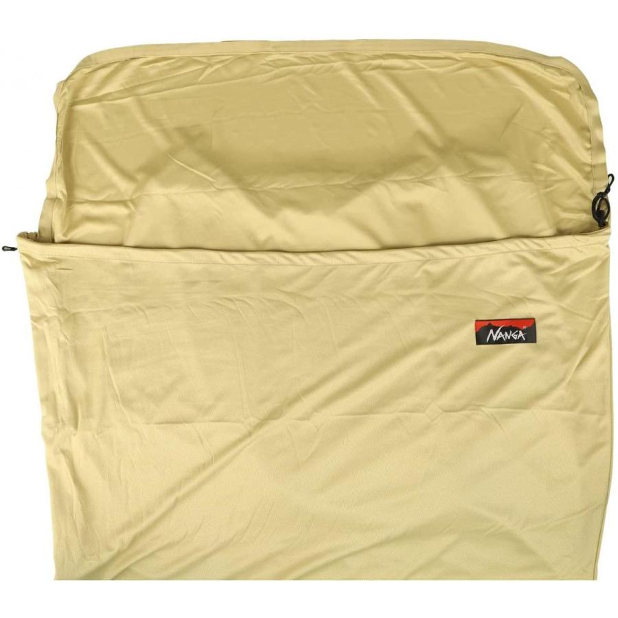 【在庫有・即納】 NANGA(ナンガ) SLEEPING BAG INNER SHEET(スリーピングバッグインナーシーツ) BLK(ブラック) 寝袋 シュラフ 4938101074964