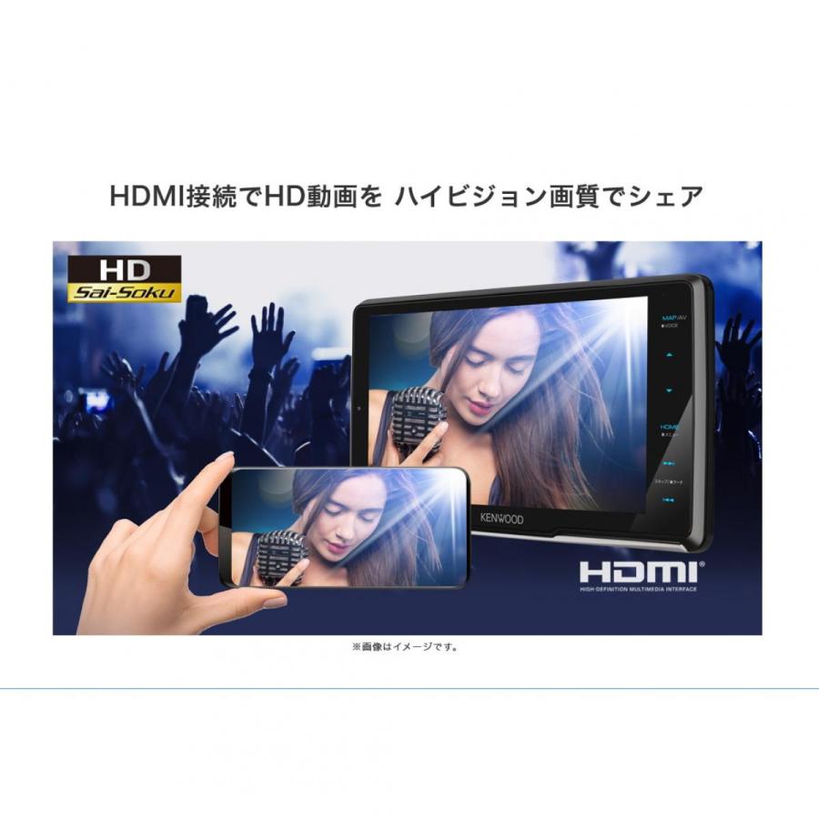 KENWOOD(ケンウッド) カーナビ フルセグ9V型モデル MDV-M908HDL 彩速