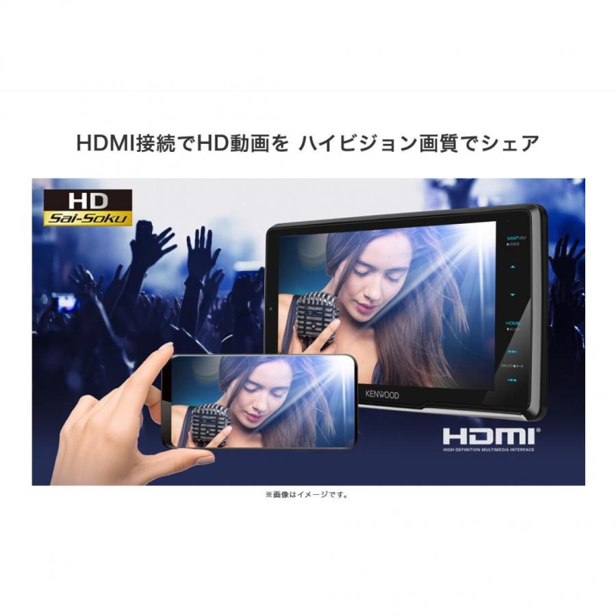 KENWOOD(ケンウッド) カーナビ フルセグ9V型フローティングモデル MDV